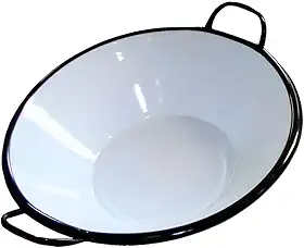 Tacho Esmaltado com Alça N22 Pastel Salgados Churros Batata Frita Em Geral 19 Litros