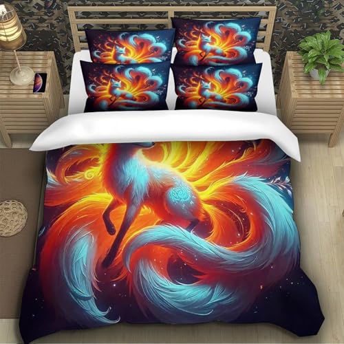 Linge de lit 140x200 cm avec fermeture éclair cachée pour éviter que la couette glisse
