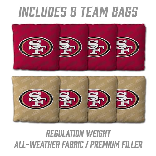 Image of YouTheFan NFL 2' x 3' Wood Cornhole Game with Logo Bags