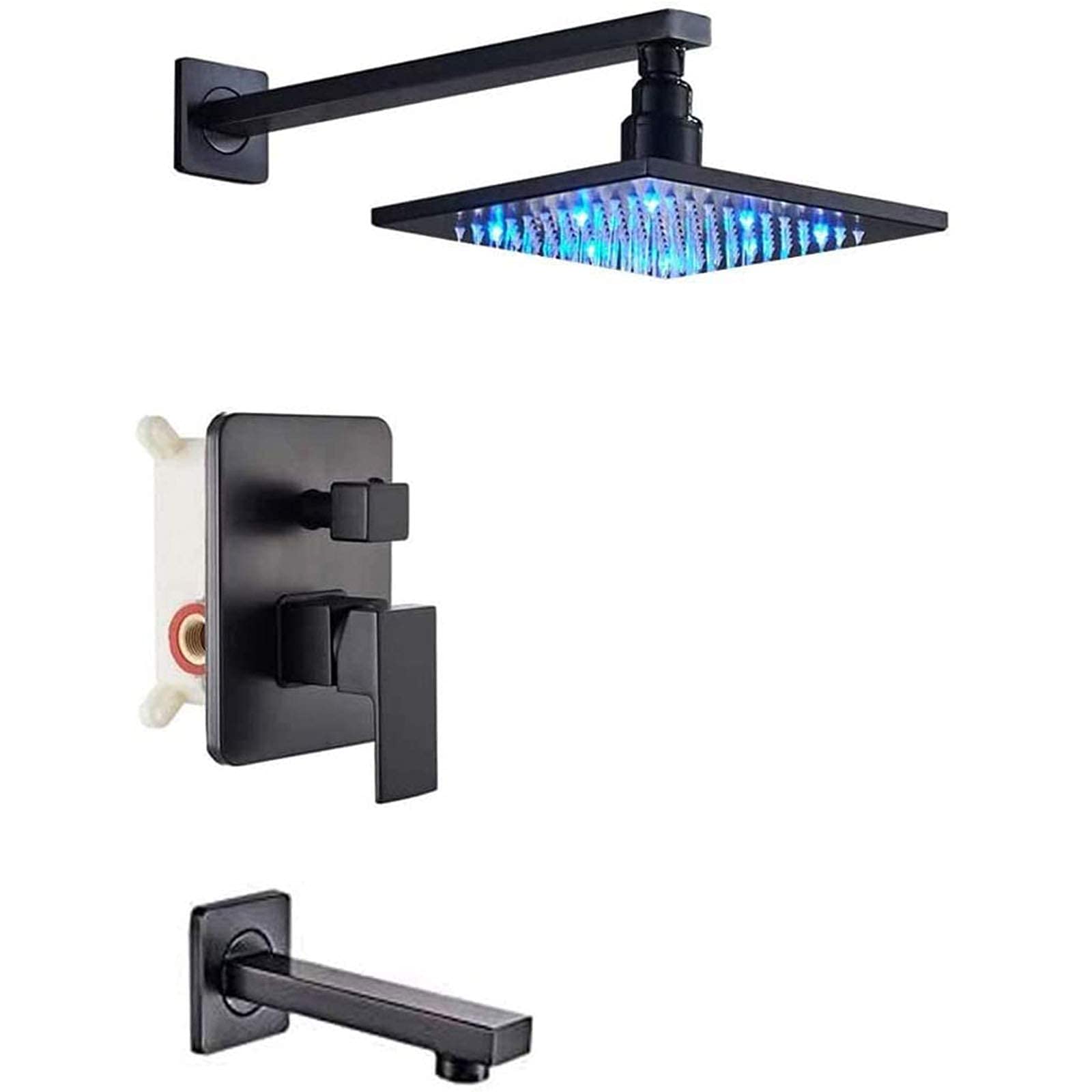 Vanne de douche mitigeur monocommande avec sortie bec de baignoire