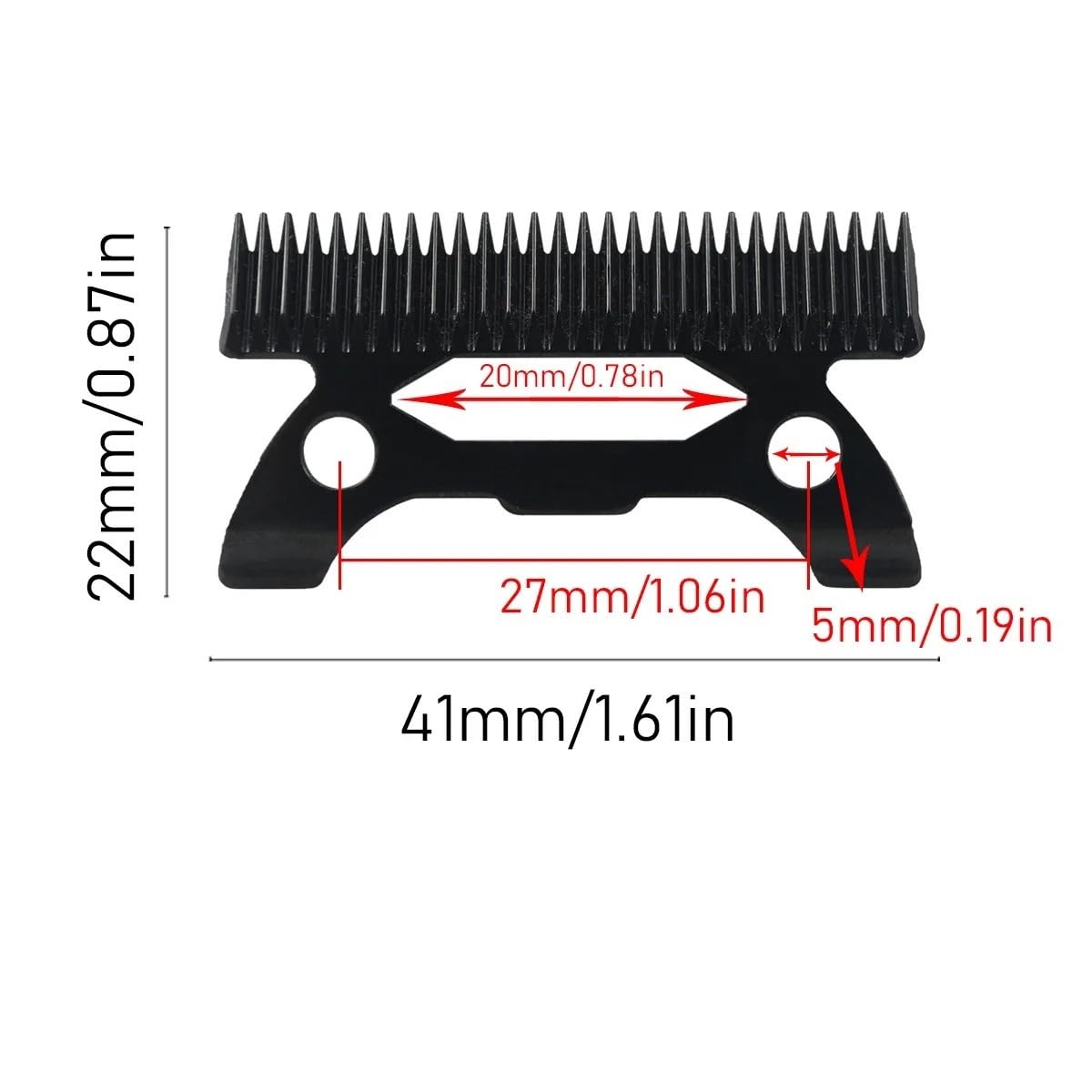 Clipper-Klinge, Kompatibel for JUCAI, JC06 8148 V003 R66 M10, Kompatibel for Madeshow, Clipper-Zubehör, Bewegliche Ersatzklinge(PHANTECHO BLADE)