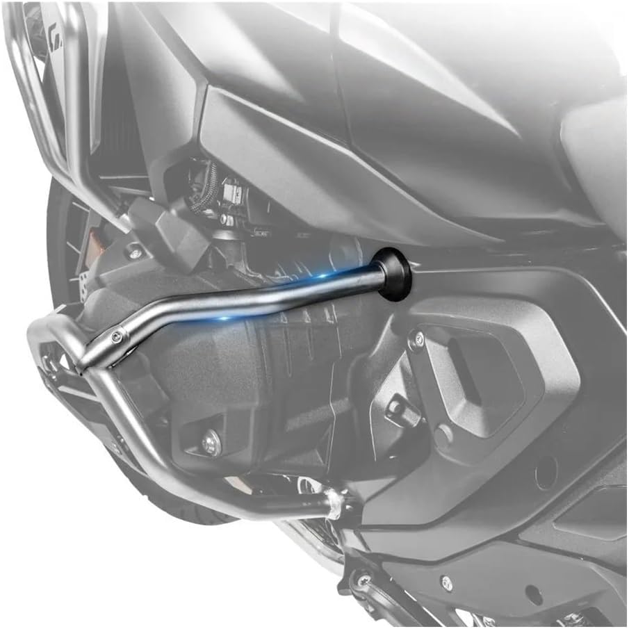 Engine Guard Crash Bars Accessories Reinforcing Strut Engine Crash Bar Kit Silver for R1300GS 2023 2024 Motorcycle Bumper Block Motorbike Crash Bar Bumper