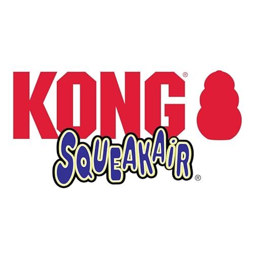 KONG Squeakair Dog Toy Tennis Ball - Medium, x 9 - Image 5