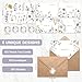 XXINMOH 102 PACK Floral Thank You Cards With Envelopes (4