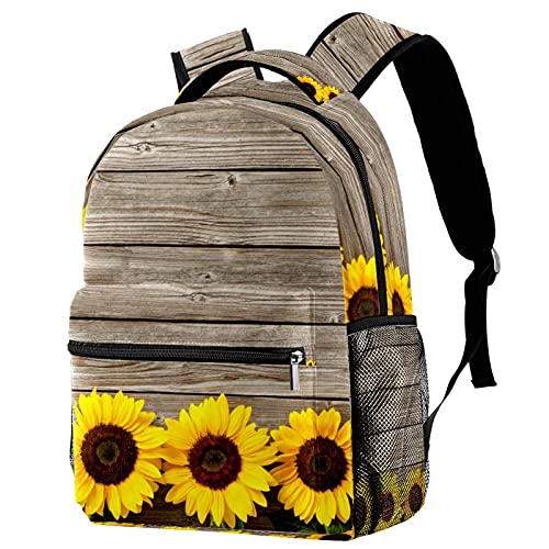 Sac à dos enfants motif tournesol pour le collège et les sorties