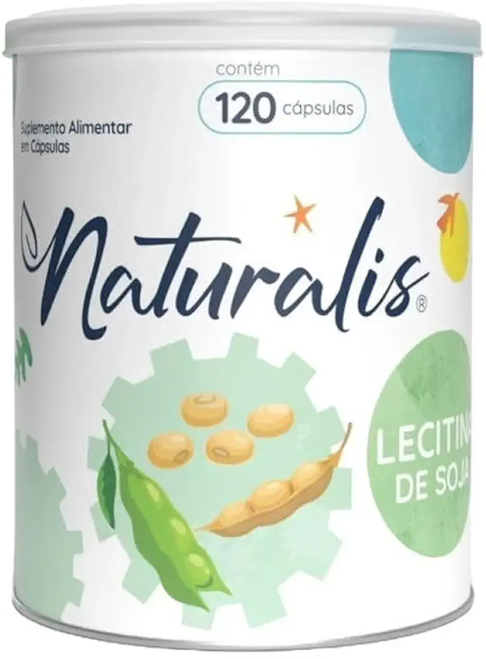 Lecitina de Soja Naturalis 120 Cápsulas