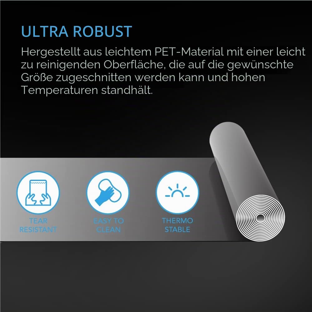 AC Infinity Mylarfolie 1,2 x 30,5 m Reflektierende PET-Folie 0,05 mm reißfest dampfbremsend