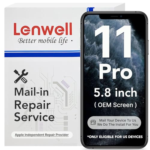 Lenwell Mail-in Repair Service OEM Screen Replacement for iPhone 11 Pro