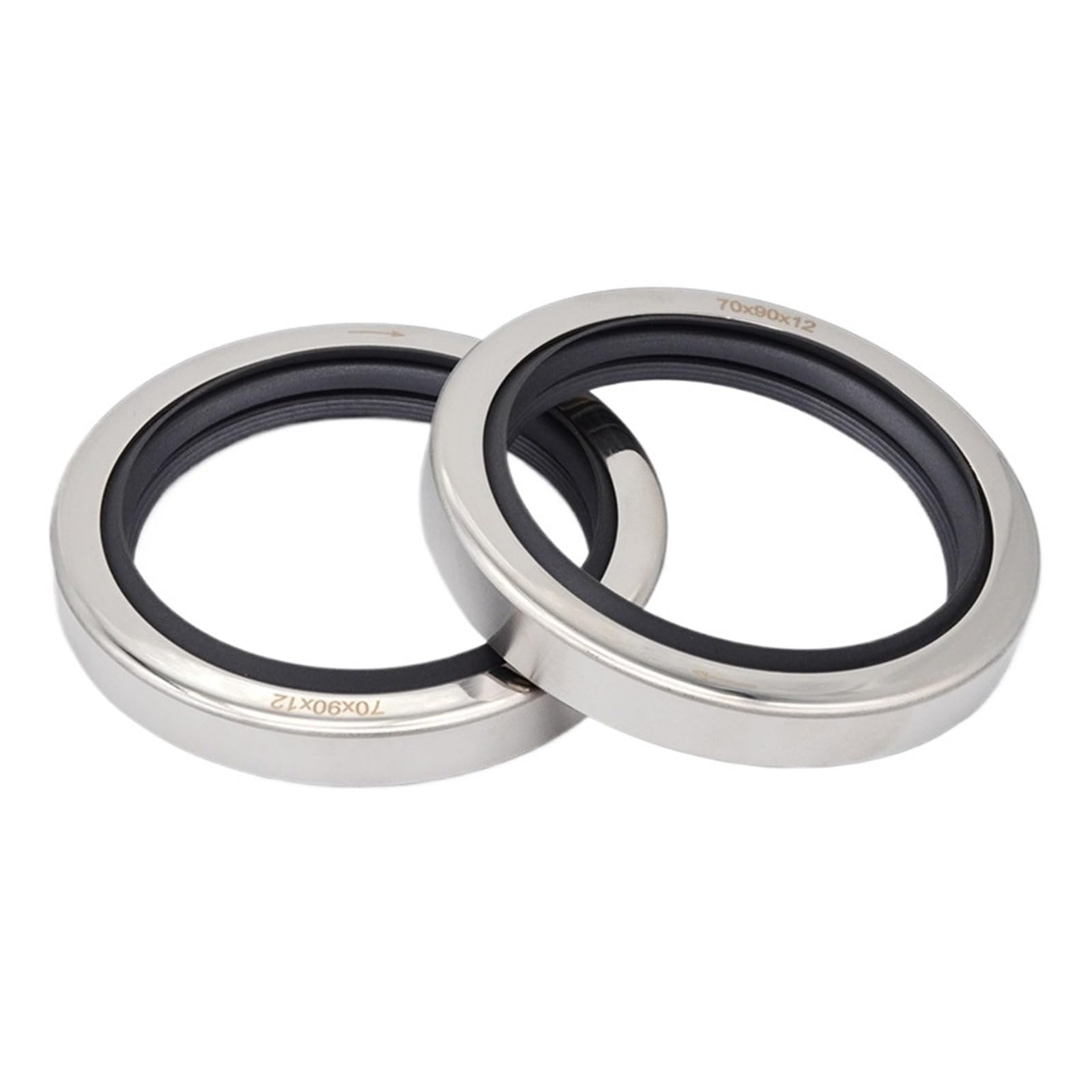 LEOTNNDQ 1pcs 65 * 84 * 11.4Oil Seal With Stainless Steel Housing Single lip and Dual Lip Screw Air Compressor Spare Parts(65x84x11.4 CDLCCWBK)