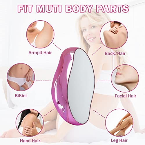 Crystal-Hair-Eraser-Reusable-Crystal-Hair-Remover-Magic-Painless-Exfoliation-Hair-Removal-Tool-Magic-Hair-Eraser-for-Back-Arms-Legs-Deep-Pink