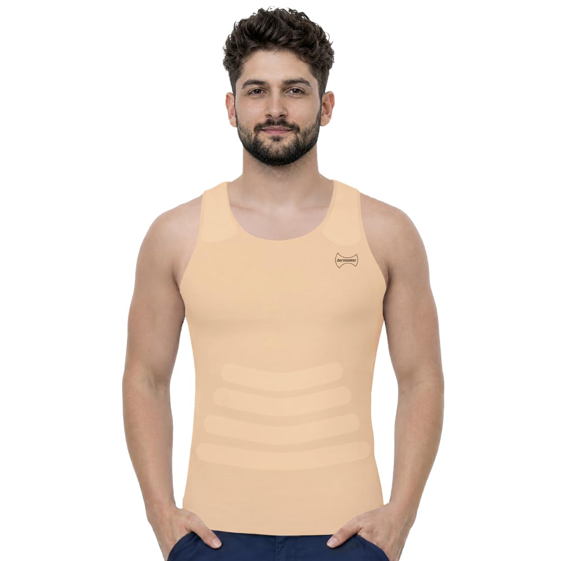 Men Breezeology Zenrik Chest and Abdomen Shapewear Vest