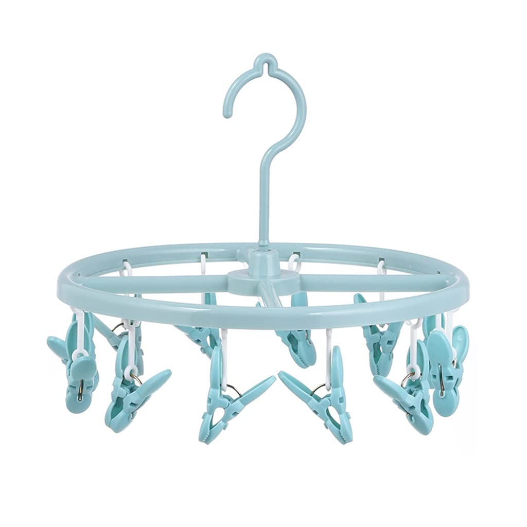 Support de séchage rotatif 12 clips pour optimiser le rangement buanderie