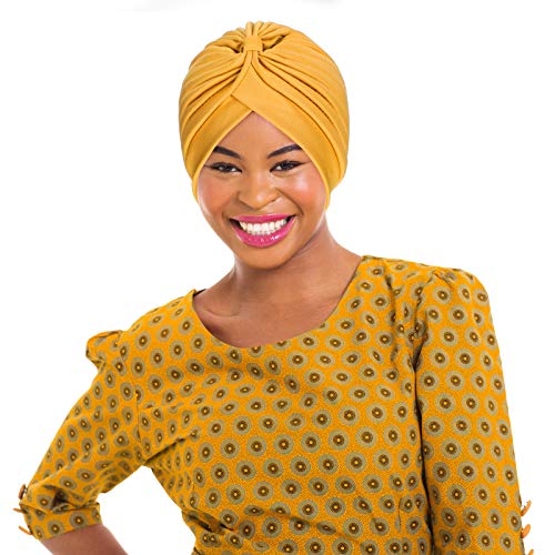 22 Pieces Stretch Turbans Head Beanie Cover Twisted Pleated Headwrap Assorted Colors Hair Cover Beanie Hats For Women Girls #TOP6