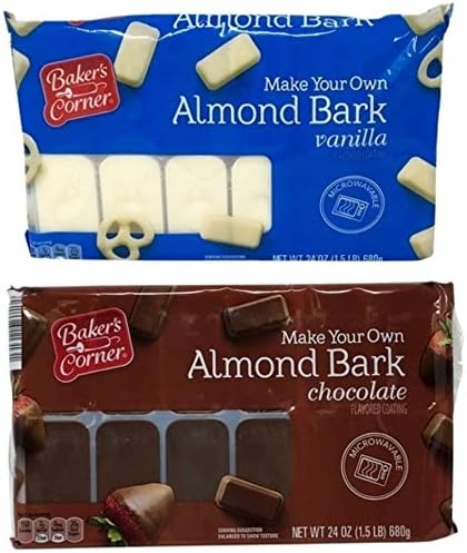 Baker's Corner Almond Bark Vanilla + Chocolate, 24oz