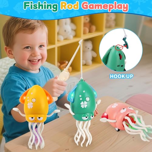 image for LZZAPJ Electric Dancing Octopus Light Music Suitable for 12-18 Months 