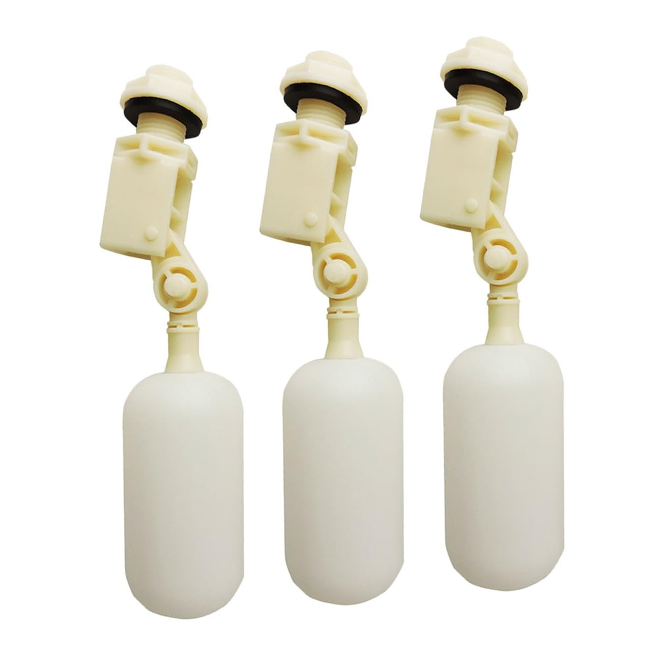 Válvula de flotador ajustable para control automático de agua en bebederos de ganado, 3 piezas
