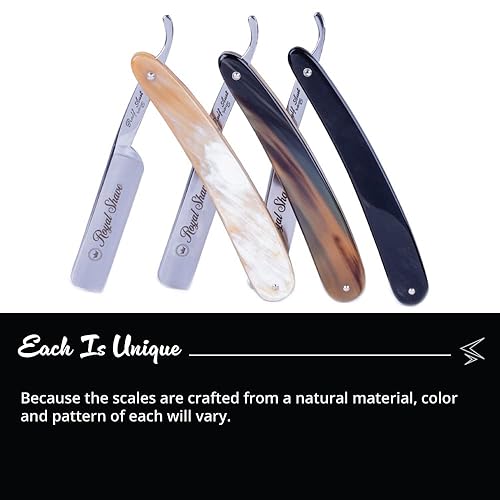 Miniatura 5 de Maquinilla de afeitar recta de 5/8 pulgadas, punta cuadrada hueca completa, acero al carbono especial, listo para afeitar, hecho a mano, maquinilla