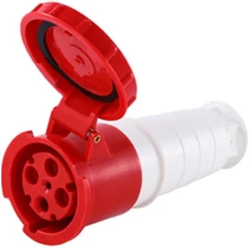 63A IP67 3P/4P/5Pin Industrial Plug and Socket Electrical Connector Wall Mounted Socket Male&Female Plug(4P 63A Coupler)