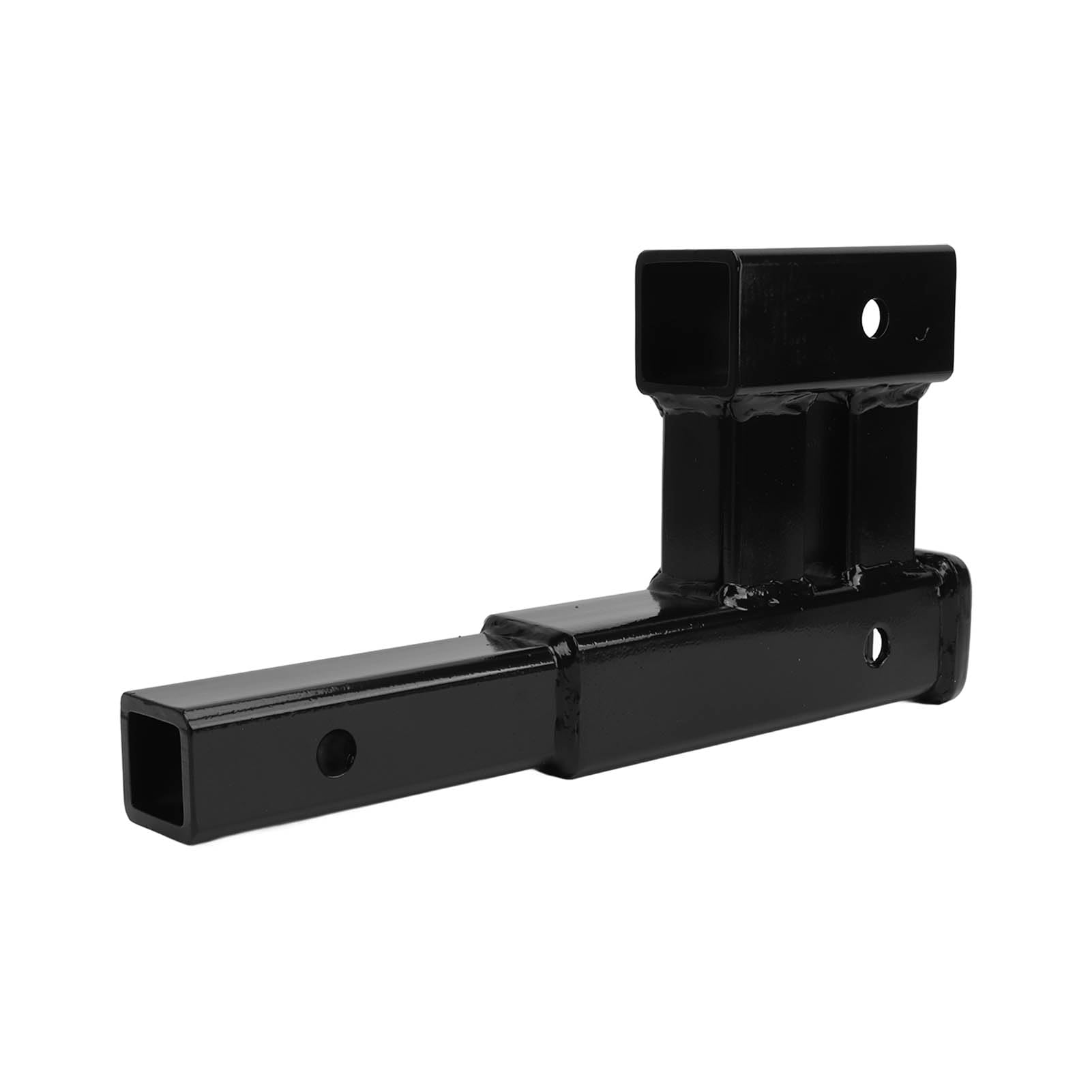 Acouto Adapter Podwójnego Zaczepu Tylny Podwójny 2-calowy Podnośnik Zaczepu Holowniczego Przedłużenie Odbiornika do Pojazdów Kempingowych, Adapter Podwójnego Przyczepy do Holowania Przyczepy 2-calowe