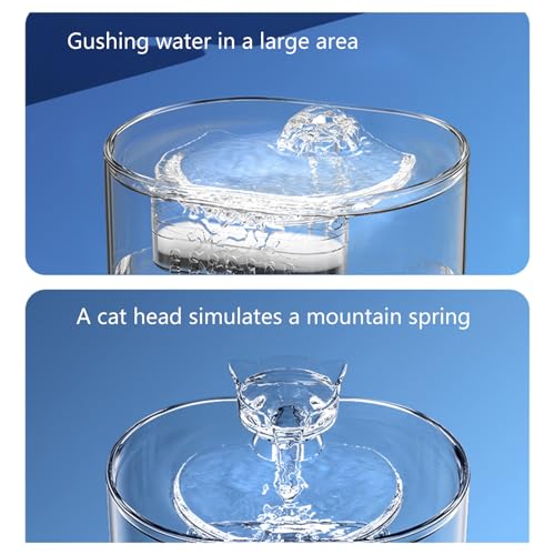 Fuente dispensadora de agua para gatos y perros interior 19.5cm miniatura 6