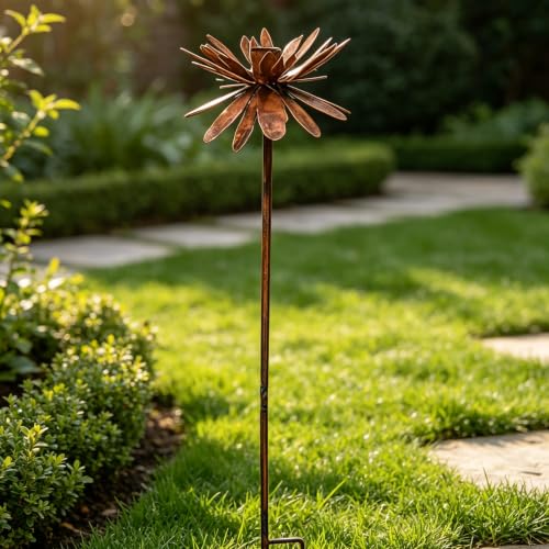 Acento de hierro marrón óxido premium para bordes de cama y decoración de jardines 5