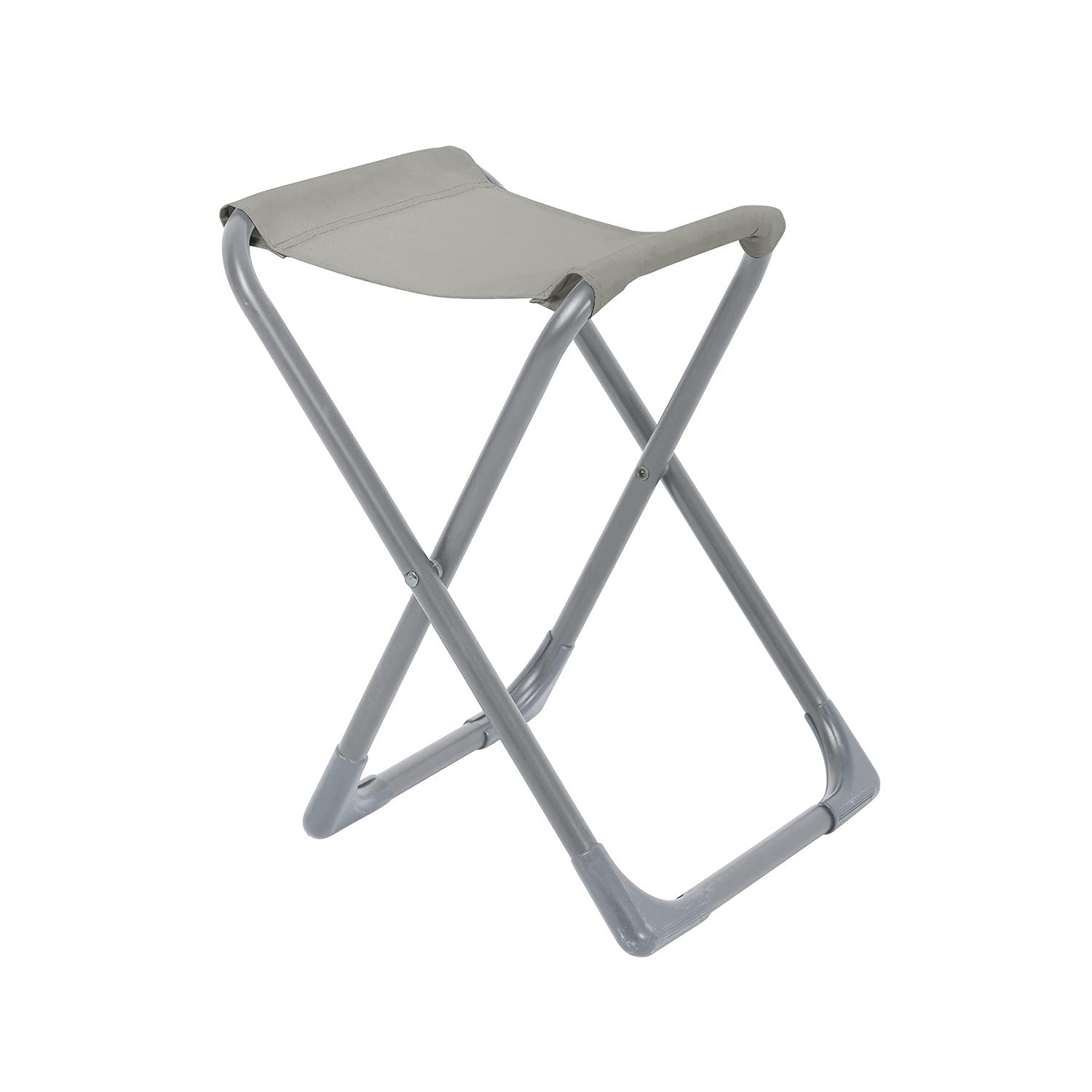 7H SEVEN HOUSE Set di Tavolo e sedie da Campeggio Pieghevole Portatile Bianco e Grigio, Estandar
