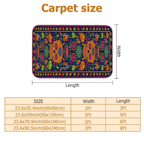 Alfombra antifatiga de calaveras de 2x8 pies para proteger pasillos y cocinas 3
