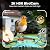 Smart Bird Feeder with Camera, AI Identify Birds Species Solar Powered, 2K HD Video Bird House with Camera, Instant Arrival Alerts, Waterproof Squirrel Proof, Gift for BirdLovers, 2.4GHz WiFi, Blue