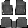 YITAMOTOR Floor Mats Compatible with Optima & Sonata, Custom Fit Floor Liners for 2016-2020 Kia Optima, 2015-2019 Hyundai Sonata, 1st & 2nd Row All Weather Protection, Black