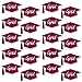 Maroon Grad Hat - Best is Yet to Come - Graduation Hat Decorations DIY Burgundy 2018 Graduation Party Essentials - Set of 20