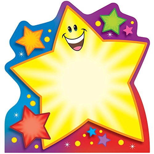 TREND enterprises, Inc. Super Star Note Pad-Shaped, 50 sheets