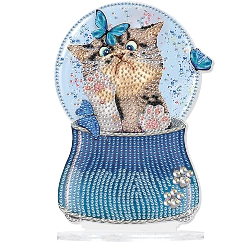 Ornements d'animaux amusants peinture diamant TDFERAN idée cadeau décoration table