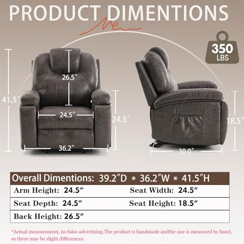 Sillón eléctrico reclinable con asistente para adulto mayor miniatura 2
