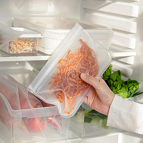 DESON Sacchetti Silicone per Alimenti, 8 Pezzi