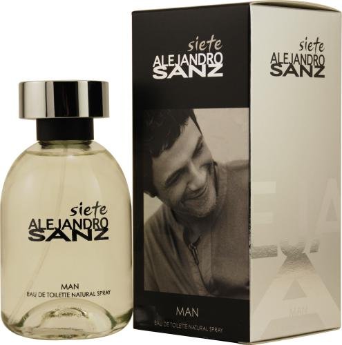 Amazon.com: Siete Alejandro Sanz por Alejandro Sanz para hombres. Eau de  Toilette Spray 4.2-ounces : Belleza y Cuidado Personal