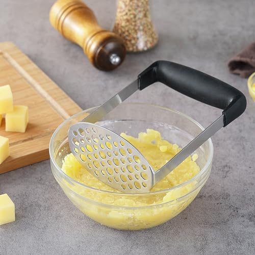 Lccowot POTATO MASHER Lccowo Stainless Steel Potatoes Masher Kitchen Tool thumb #5