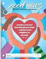 Good News Planners - Christian Elementary School Student Planner for Academic Year 2021-2022 with bible verses, Saint quotes, bible translation - Strong wire-binding, Laminated cover, 8.5”x11” 1682793737 Book Cover