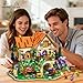 INSOON Lavender Manor House Building Set with Lights, 1960 PCS Lavender Estate Construction Model Home Decor, Romantic Lavender Flowers Cottage Building Block Kit Gift for Adults Teens Boys Girls 12+