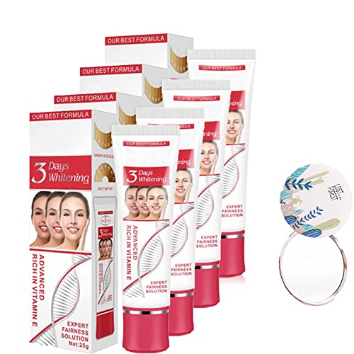 Whitening Cream, Skin Lightening Cream, Hyperpigmentation Remover, Skin Bleaching Cream for Body, Armpit, Private Parts, Intimate Areas. (4pc)