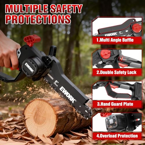 EWORK 8-Inch Mini Chainsaw