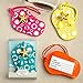 Colorful Unique Flip Flop Luggage Tags (Set of 4 in Blue, Yellow, Pink and Orange)