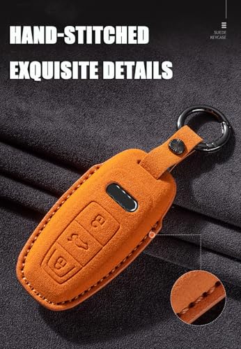 Coque de clé Audi daim boîtier antichoc pour clé intelligente - 5