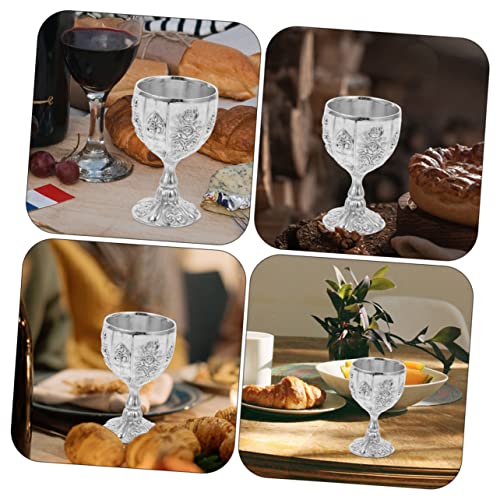 COLLBATH 2 Unidades Copo De Vinho Europeu High-end Decorações De Flores Copo De Vinho Do Dia Das Bru