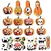 AMOYER 1 Satz Halloween-Bevorzugungen Aufkleber Trick Oder Leckerei Kürbis-Aufkleber Für Partei DIY Dekorationen Für Selbstklebende Etiketten Sealing Dekoration