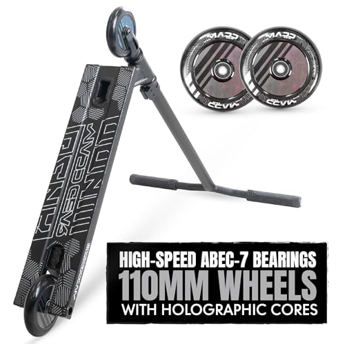 Image of Pro Trick Stunt Scooter for Kids Ages 8-12 - Lightweight Durable 2 Wheel Freestyle Scooter for Skatepark and Street - Easy Assembly - Madd Gear MG3