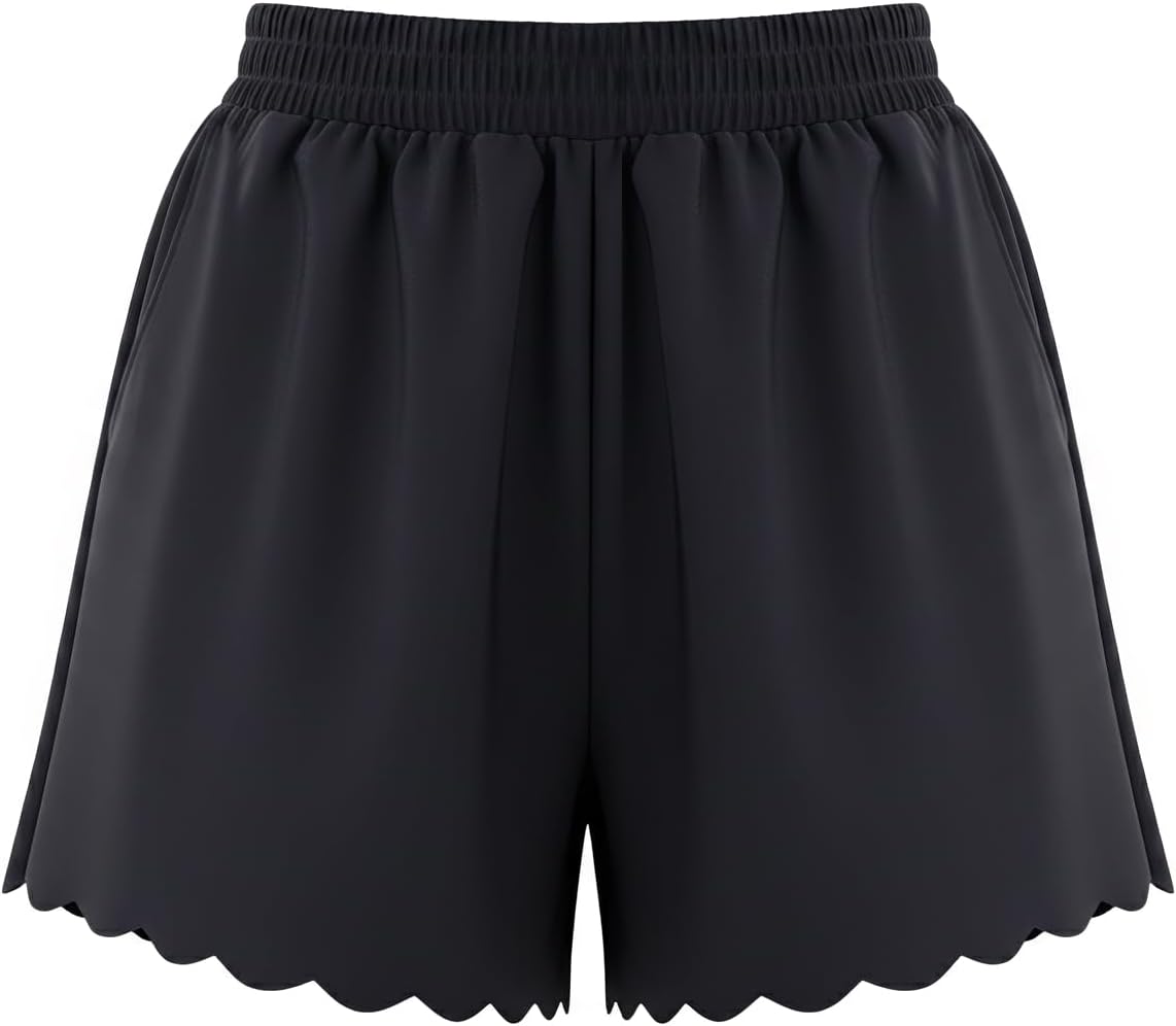 Colloyes Women’s 2.5" Swim Shorts High Waisted Board Shorts with Liner and Pockets Quick Dry Swimsuit Bottoms
