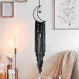 🌙 【Größendetails】: Die Gesamtlänge beträgt ca. 83 cm; Der Durchmesser des Halbmondkreises beträgt ca. 20 cm.can Style Wandkunst Dekor.