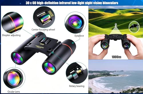 Binoculares compactos 8x21 para adultos miniatura 6