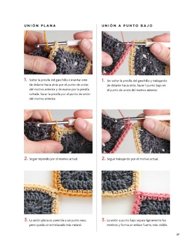 Cómo unir motivos de ganchillo