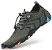 SAGUARO Sommer Badeschuhe Damen Breathable Mesh Wasserschuhe Herren Schwimmschuhe Barfuß Strand Aqua Surf Fitness Schuhe Leicht Weiche Faltbar Grün Gr.45
